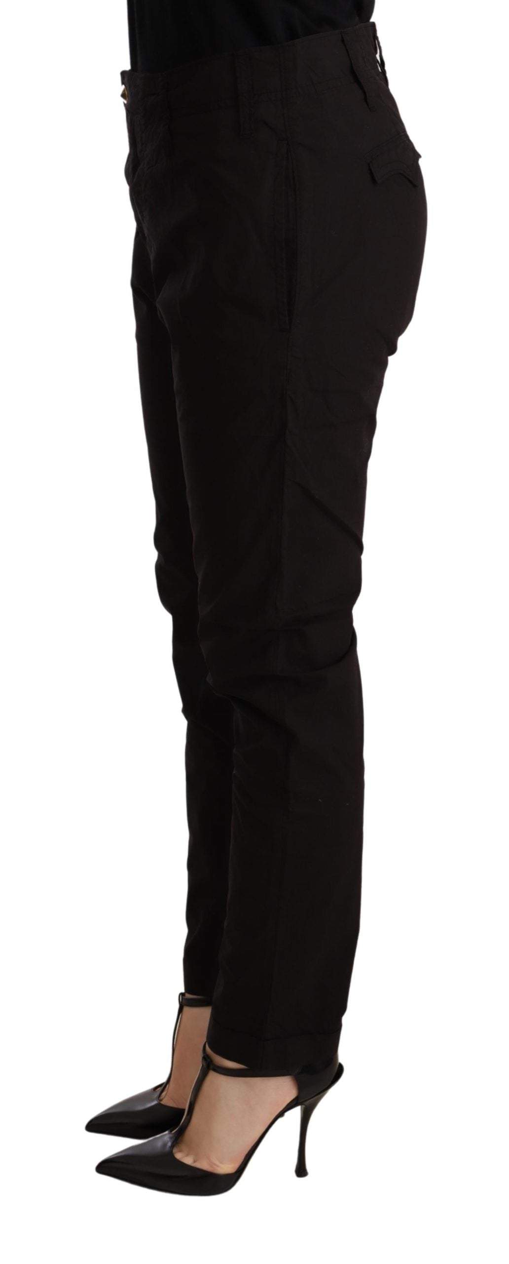 CYCLE Black Mid Waist BAGGY Fit Skinny Trouser #men, Black, CYCLE, feed-agegroup-adult, feed-color-Black, feed-gender-male, Jeans & Pants - Men - Clothing, W25, W26, W27 at SEYMAYKA