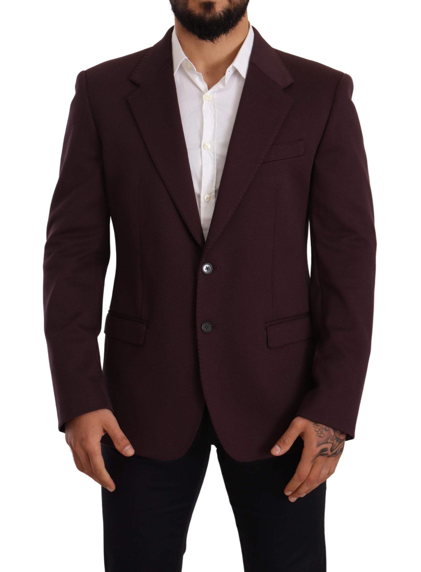 Dolce & Gabbana Purple Cotton Slim Blazer Jacket #men, Blazers - Men - Clothing, Dolce & Gabbana, feed-agegroup-adult, feed-color-Purple, feed-gender-male, IT46 | S, IT48 | M, IT50 | L, IT52 | XL, Purple at SEYMAYKA