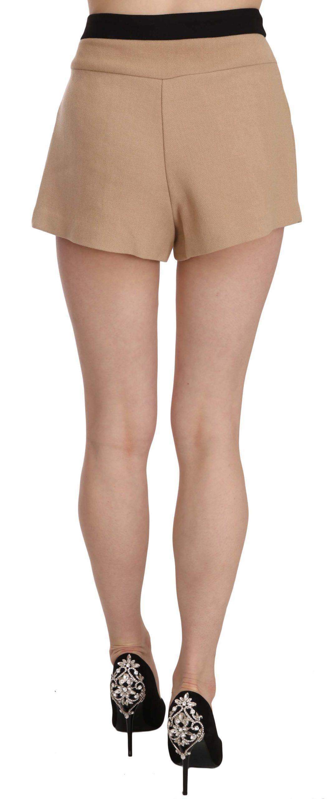 COSTUME NATIONAL C’N’C  Shorts  Cotton Mid Waist Mini Short #women, Beige, Catch, Costume National, feed-agegroup-adult, feed-color-beige, feed-gender-female, feed-size-IT42|M, Gender_Women, IT42|M, Kogan, Shorts - Women - Clothing, Women - New Arrivals at SEYMAYKA