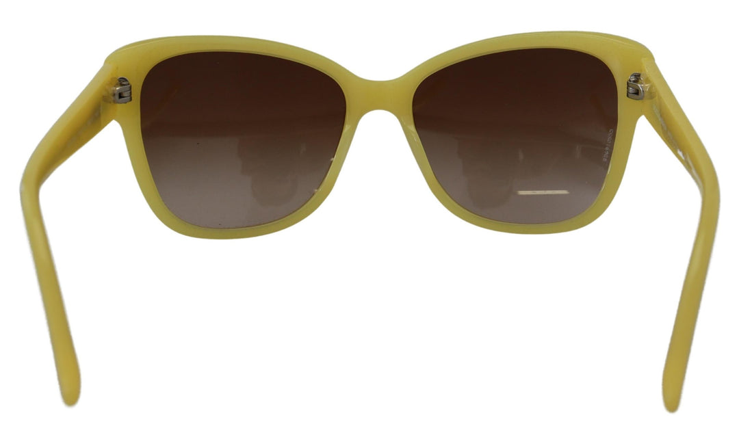Dolce & Gabbana Yellow Acetate Frame Stars Embellisht DG4124 Sunglasses