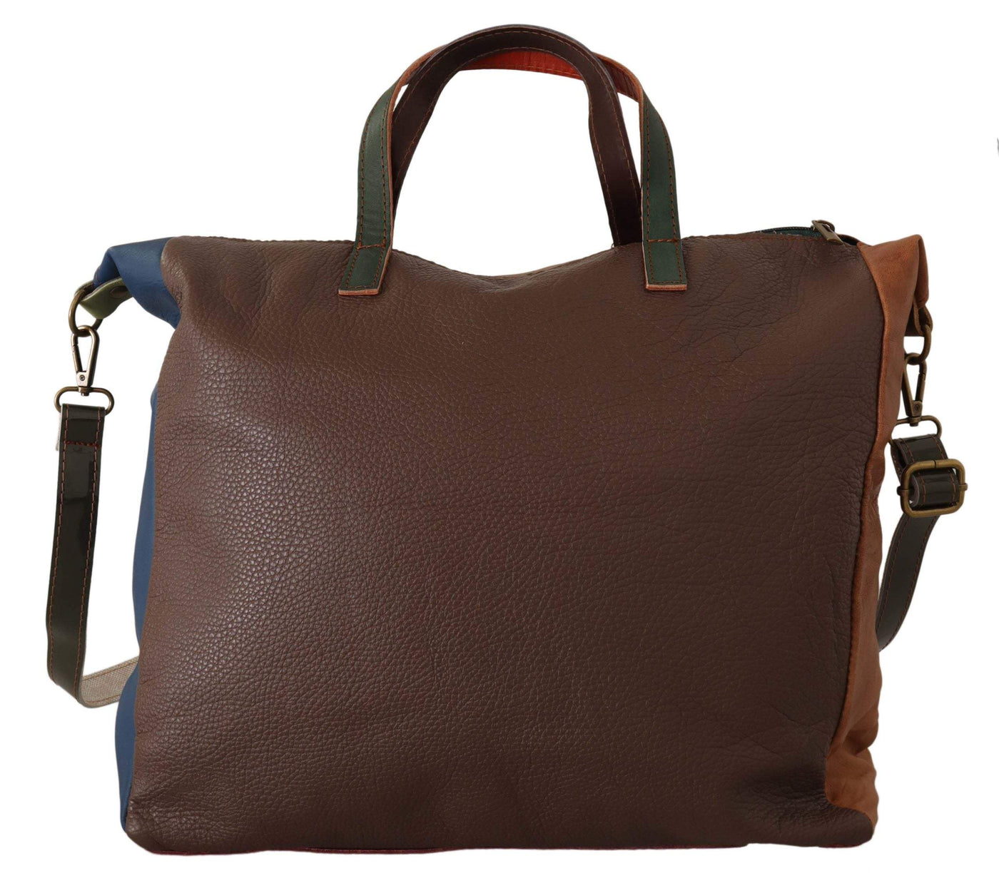 EBARRITO Multicolor Genuine Leather Shoulder Strap  Tote Bag EBARRITO, feed-1, Multicolor, Shoulder Bags - Women - Bags at SEYMAYKA