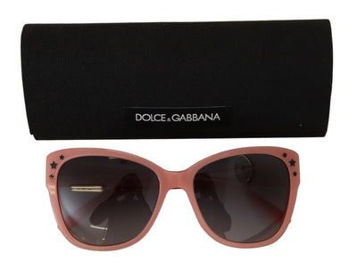 Dolce & Gabbana Pink Acetate Frame Stars Embellisht DG4124 Sunglasses