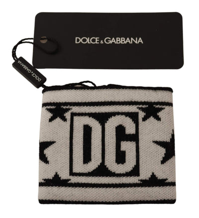 Dolce & Gabbana Black Wool Logo Wristband #men, Black, Dolce & Gabbana, feed-1, Other - Men - Accessories at SEYMAYKA