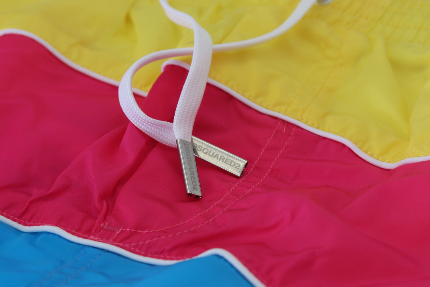 Dsquared² Multicolor Logo Print Men Beachwear Shorts Swimwear