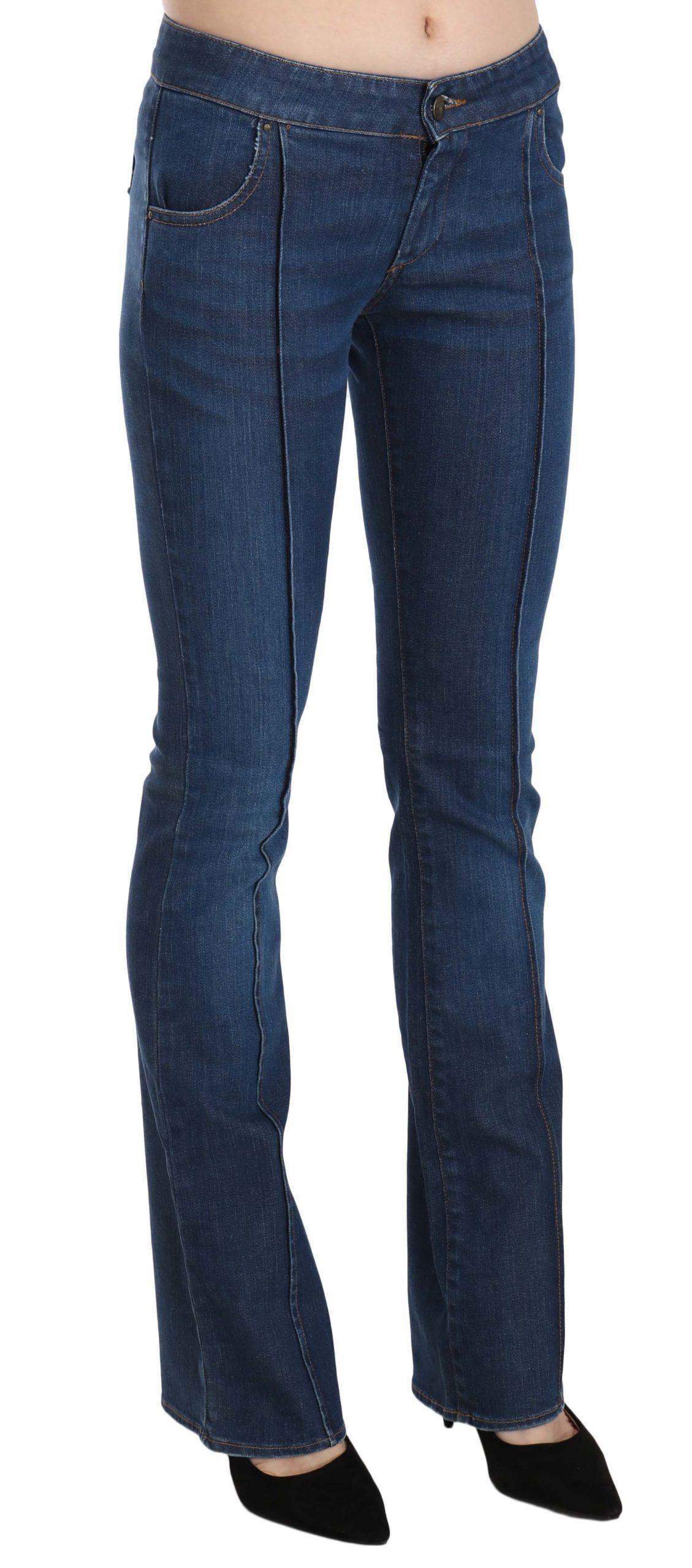 Just Cavalli  Low Waist Boot Cut  Jeans #women, Blue, Catch, feed-agegroup-adult, feed-color-blue, feed-gender-female, feed-size-IT40, feed-size-IT46|XL, Gender_Women, IT40, IT44|L, IT46|XL, Jeans & Pants - Women - Clothing, Just Cavalli, Kogan, Women - New Arrivals at SEYMAYKA