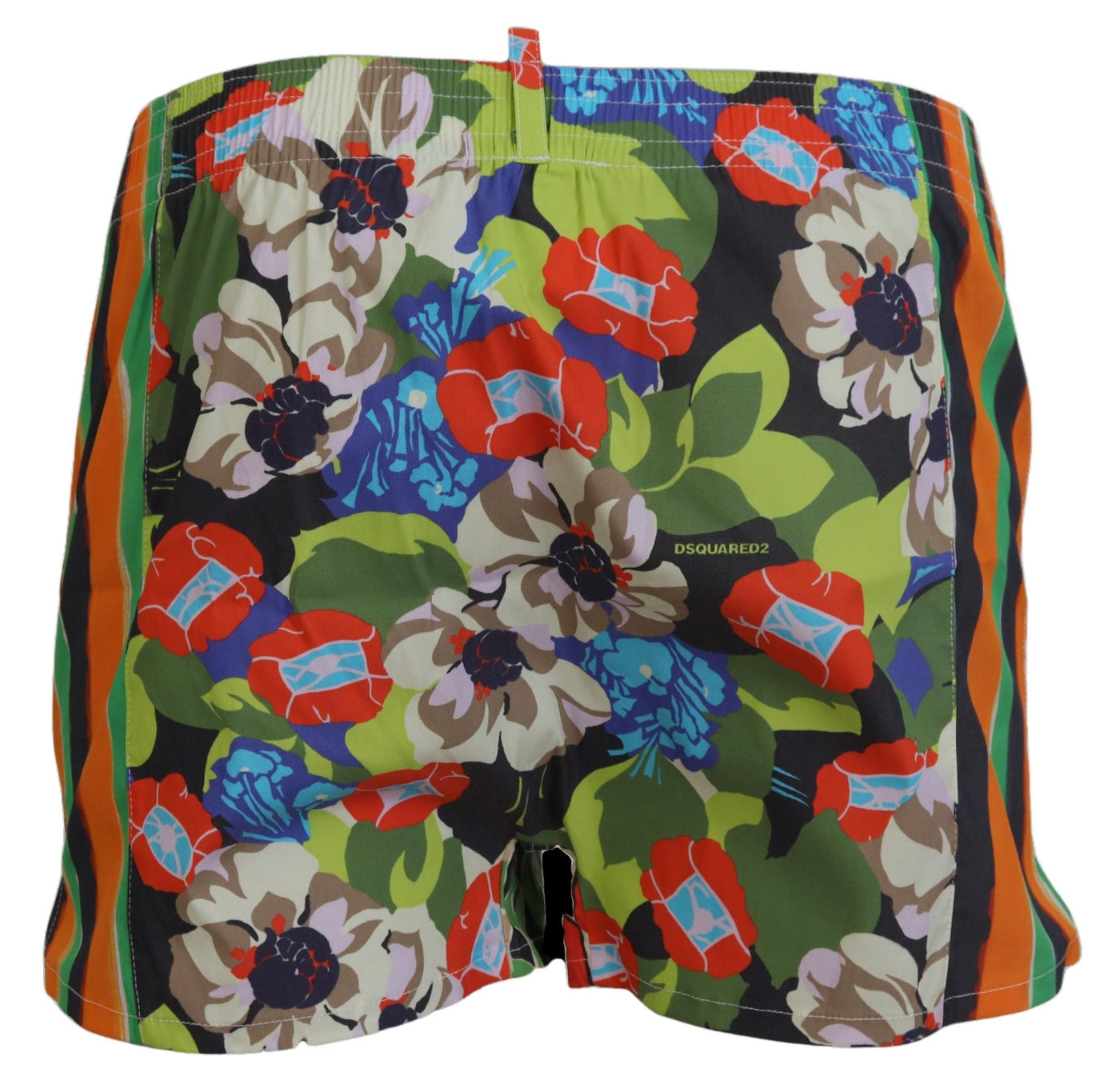 Dsquared² Multicolor Floral Print Men Beachwear Shorts Swimwear