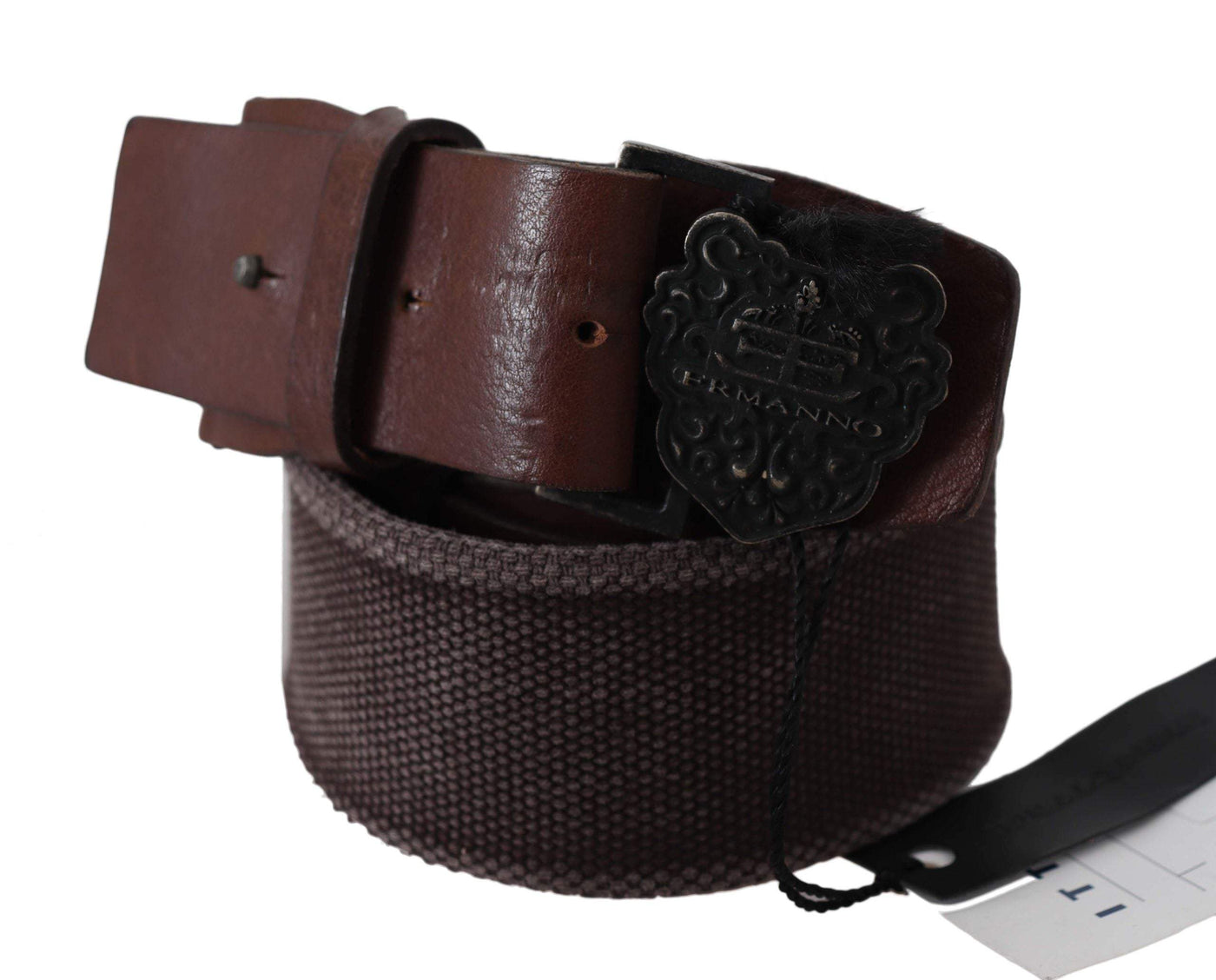 Ermanno Scervino Dark Brown Leather Wide Buckle Waist Belt #women, 70 cm / 28 Inches, Accessories - New Arrivals, Belts - Women - Accessories, Brown, Ermanno Scervino, feed-agegroup-adult, feed-color-brown, feed-gender-female at SEYMAYKA