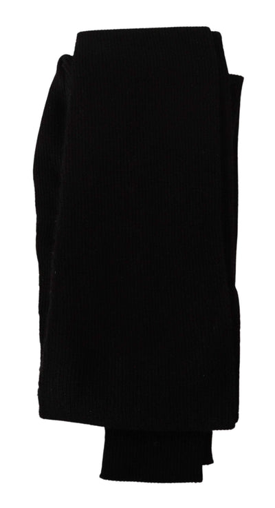Dolce & Gabbana Black 100% Cashmere Tights Stocking Socks Black, Dolce & Gabbana, feed-agegroup-adult, feed-color-Black, feed-gender-female, IT40|S, Tights & Socks - Women - Clothing at SEYMAYKA