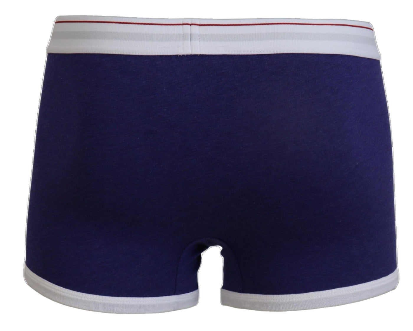 Dsquared² Blue White Logo Cotton Stretch Men Trunk Underwear
