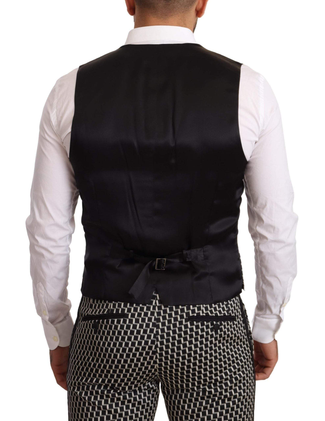Dolce & Gabbana Black White Check 3 Piece Set MARTINI Suit #men, Black, Dolce & Gabbana, feed-agegroup-adult, feed-color-Black, feed-gender-male, IT48 | M, Suits - Men - Clothing at SEYMAYKA