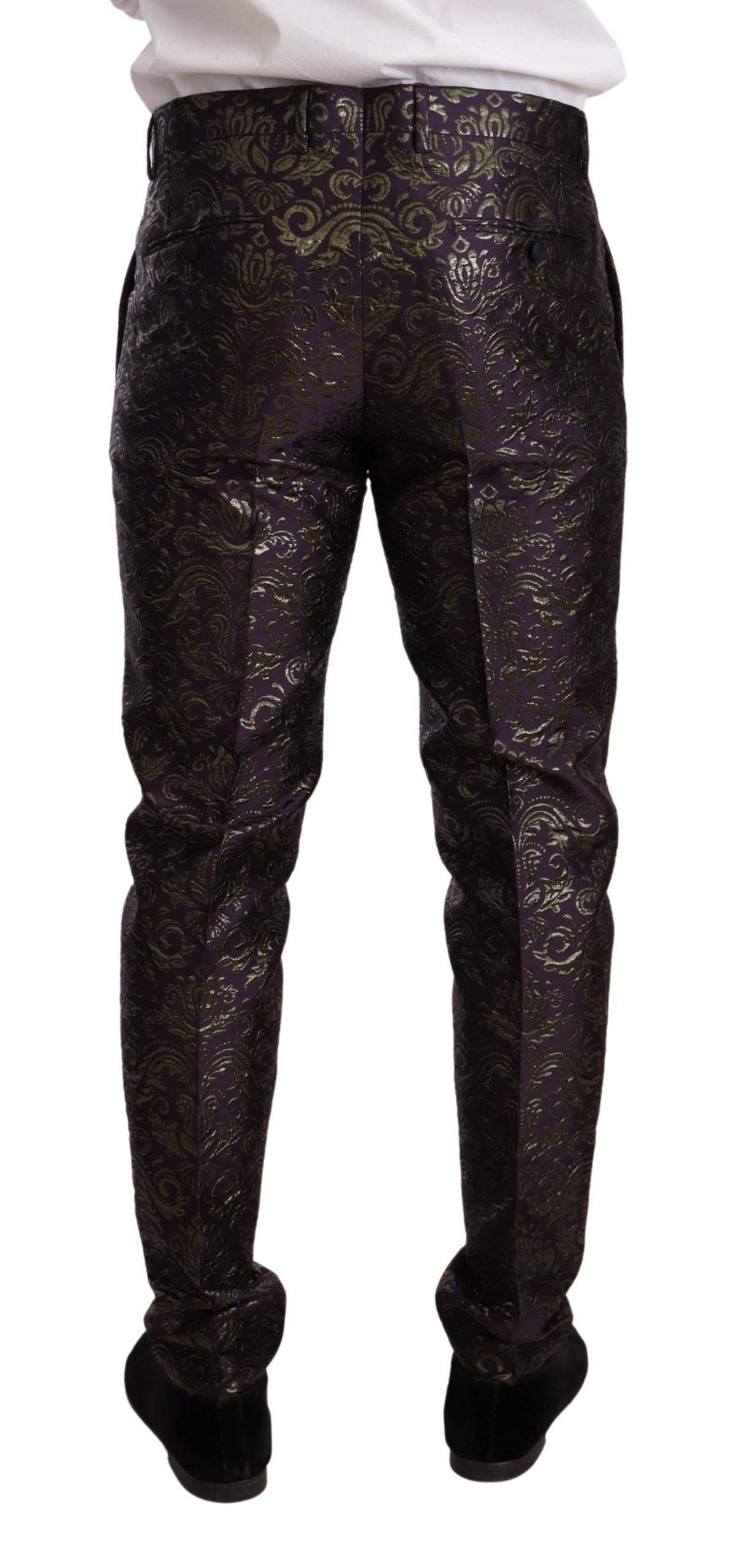 Dolce & Gabbana Purple Gold Brocade Slim 3 Piece SICILIA Suit #men, Dolce & Gabbana, feed-agegroup-adult, feed-color-Purple, feed-gender-male, IT50 | L, Purple, Suits - Men - Clothing at SEYMAYKA