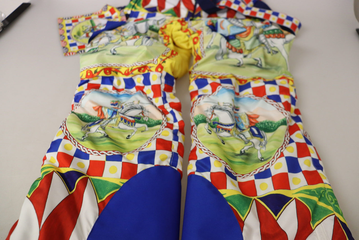 Dolce & Gabbana Multicolor Printed Snow Trouser Pants