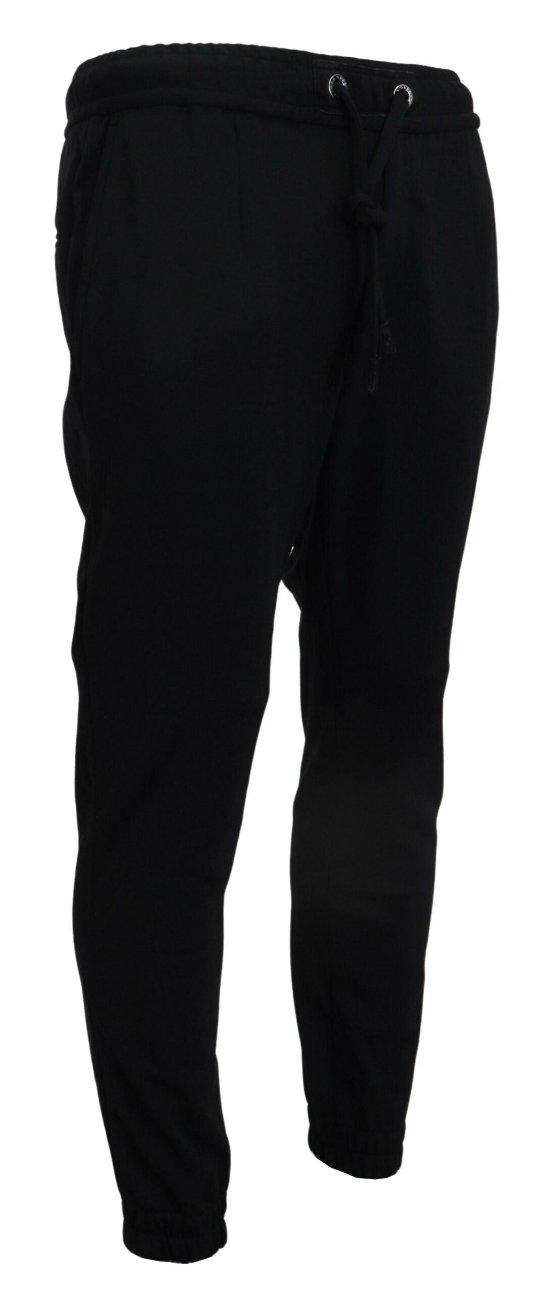 Dolce & Gabbana Black Mens Sport Wool Sweatpants Pants