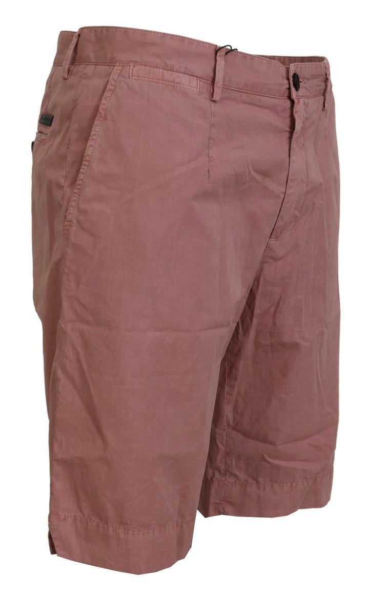 Dolce & Gabbana Pink Chinos Cotton Casual Mens Shorts