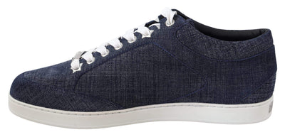Jimmy Choo Miami Blue Denim Sneakers #women, Blue, EU36.5/US6.5, EU36/US6, EU37/US7, EU38/US8, EU39.5/US9.5, feed-agegroup-adult, feed-color-blue, feed-gender-female, feed-size-US6, feed-size-US6.5, feed-size-US7, feed-size-US9.5, Gender_Women, Jimmy Choo, Shoes - New Arrivals, Sneakers - Women - Shoes at SEYMAYKA
