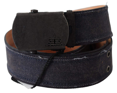 Ermanno Scervino Blue Leather Ratchet Buckle Belt #women, 85 cm / 34 Inches, Accessories - New Arrivals, Belts - Women - Accessories, Blue, Ermanno Scervino, feed-agegroup-adult, feed-color-blue, feed-gender-female at SEYMAYKA