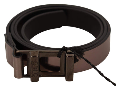 Costume National Pink Metallic Leather Buckle Belt 85 cm / 34 Inches, Belts - Women - Accessories, Costume National, feed-agegroup-adult, feed-color-Pink, feed-gender-female, Pink at SEYMAYKA