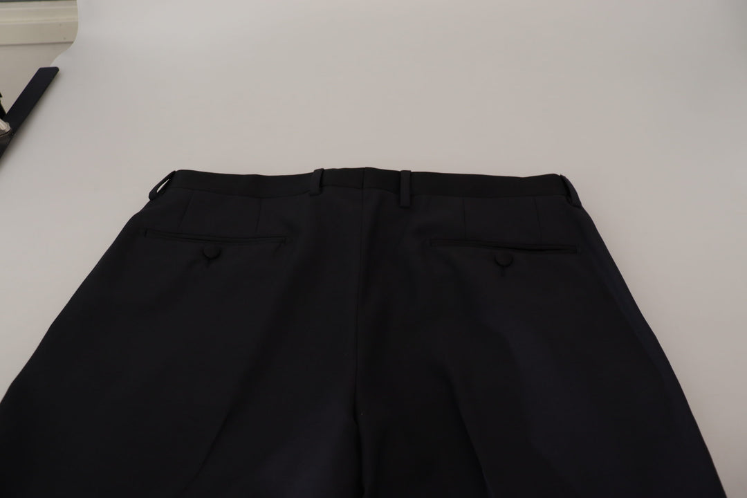 Dolce & Gabbana Black Wool  Formal Pants