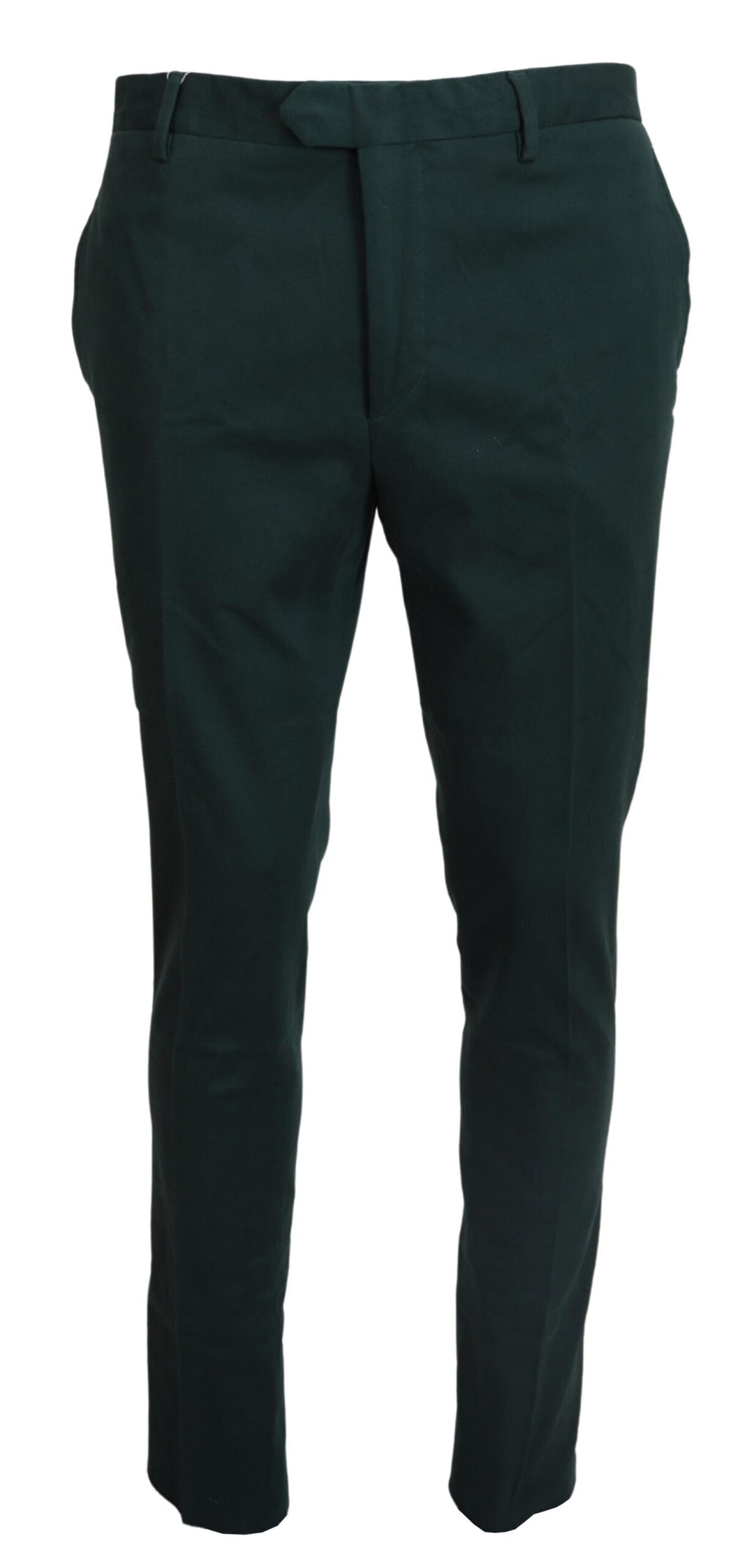 BENCIVENGA Dark Green Cotton Skinny  Pants