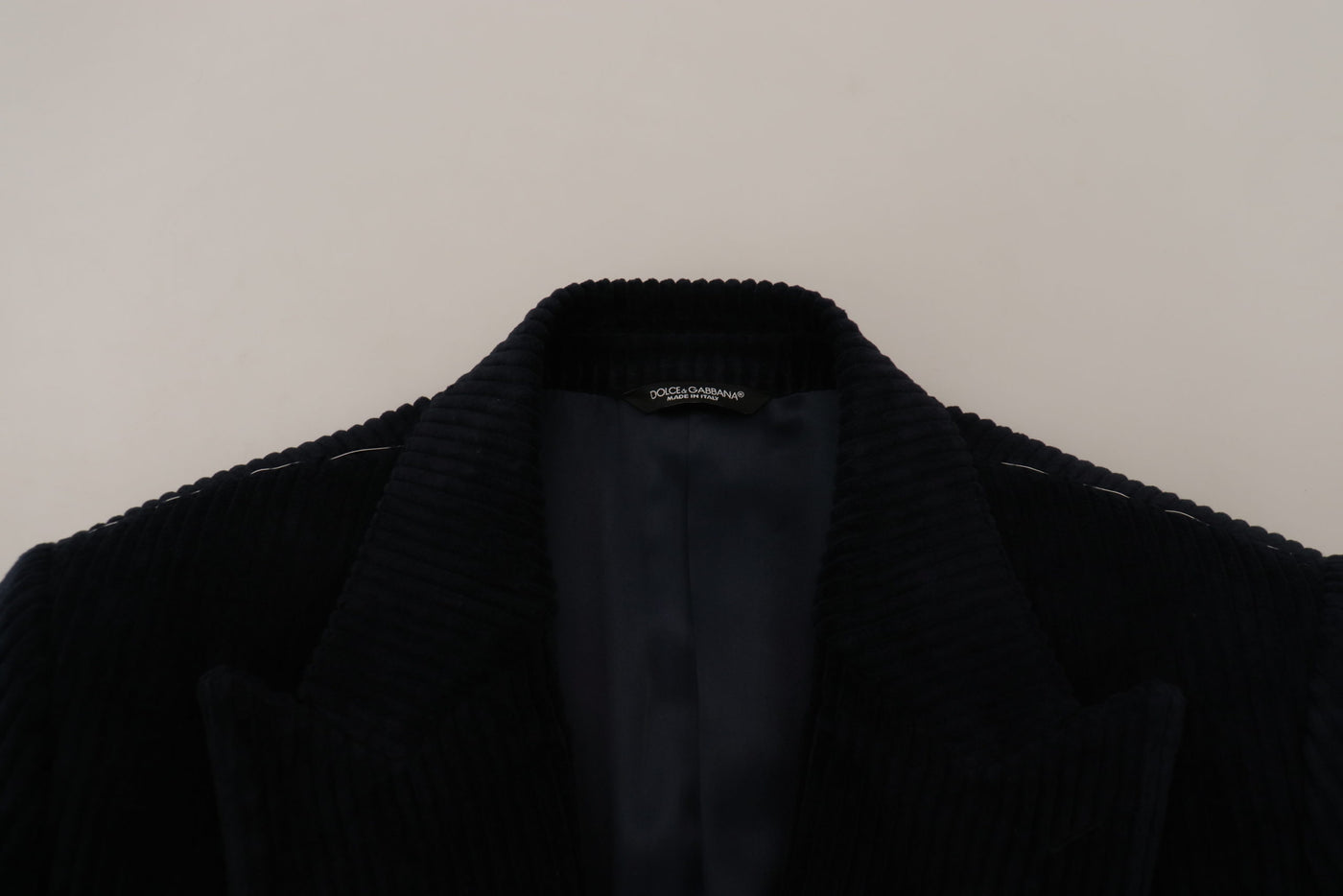 Dolce & Gabbana Black Cotton Cardigan Long Coat  Jacket