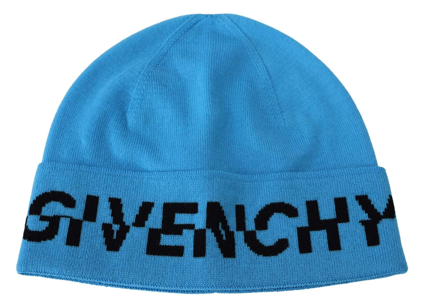 GIVENCHY Blue Wool Hat Logo Winter Warm Beanie Unisex Hat #women, Accessories - New Arrivals, Blue, feed-agegroup-adult, feed-color-blue, feed-gender-female, feed-size-58 cm|M, feed-size-OS, Gender_Women, GIVENCHY, Hats & Caps - Men - Accessories, Hats - Women - Accessories at SEYMAYKA