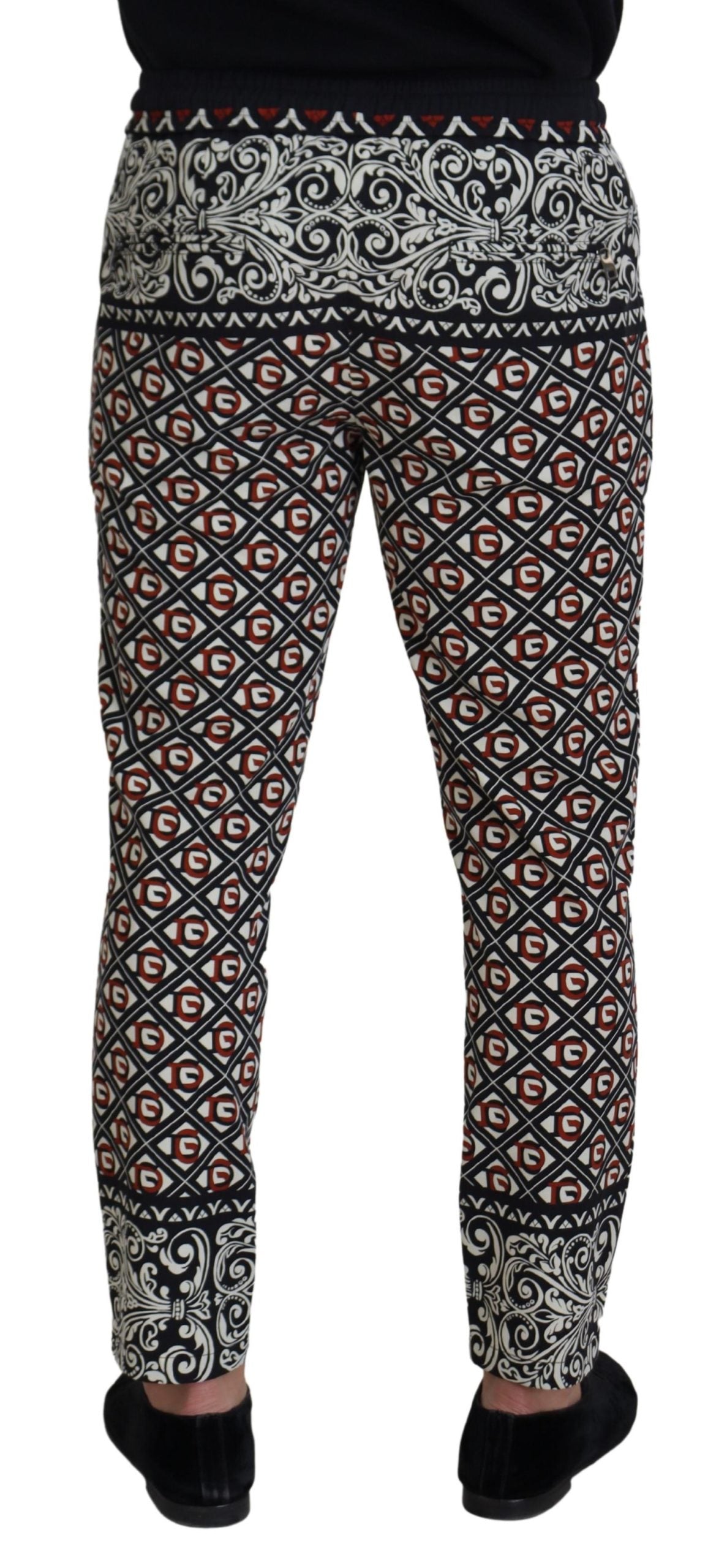 Dolce & Gabbana Multicolor Baroque Sweatpants Jogging Pants