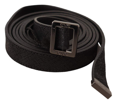 Costume National Black Leather Metal Buckle Waist Belt 85 cm / 34 Inches, Belts - Women - Accessories, Black, Costume National, feed-1 at SEYMAYKA