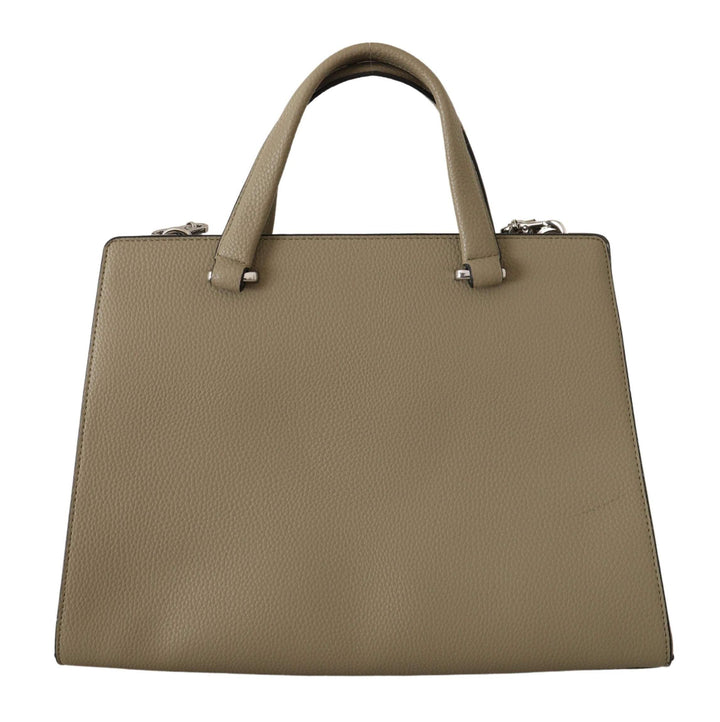 Karl Lagerfeld Sage Green Leather Tote Bag feed-1, Green, Handbags - New Arrivals, Karl Lagerfeld, Shoulder Bags - Women - Bags, Tote Bags - Women - Bags, Women - New Arrivals at SEYMAYKA