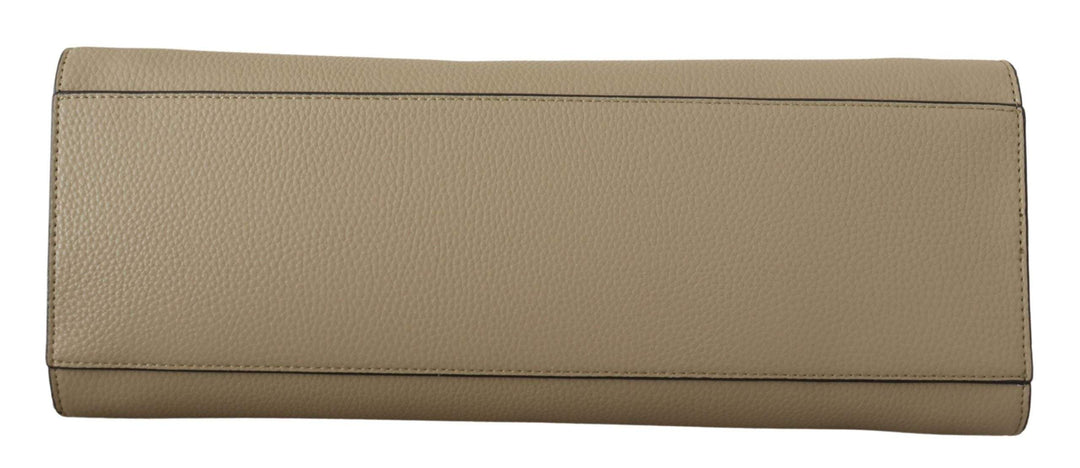 Karl Lagerfeld Sage Green Leather Tote Bag feed-1, Green, Handbags - New Arrivals, Karl Lagerfeld, Shoulder Bags - Women - Bags, Tote Bags - Women - Bags, Women - New Arrivals at SEYMAYKA