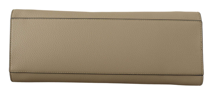 Karl Lagerfeld Sage Green Leather Tote Bag feed-1, Green, Handbags - New Arrivals, Karl Lagerfeld, Shoulder Bags - Women - Bags, Tote Bags - Women - Bags, Women - New Arrivals at SEYMAYKA