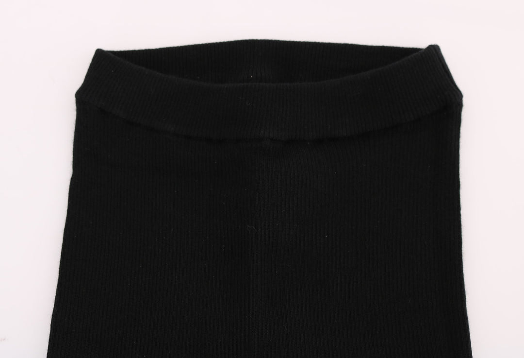 Dolce & Gabbana Black Slim Fit  Cashmere Pants