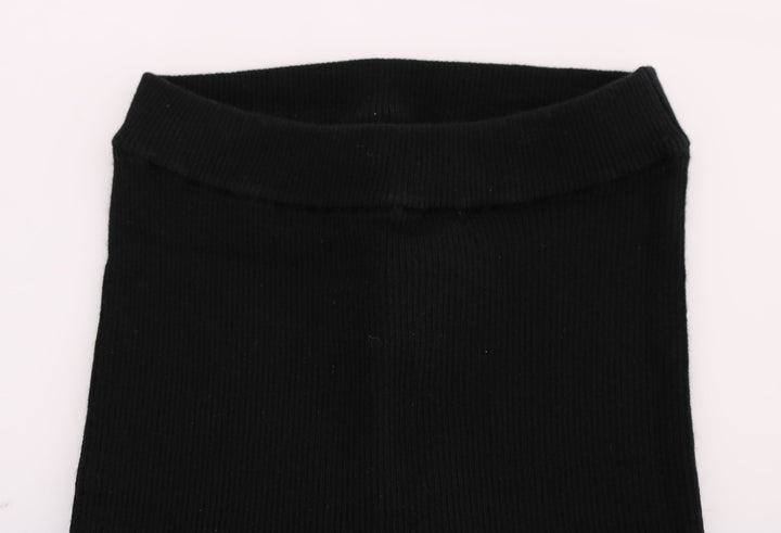 Dolce & Gabbana Black Slim Fit  Cashmere Pants