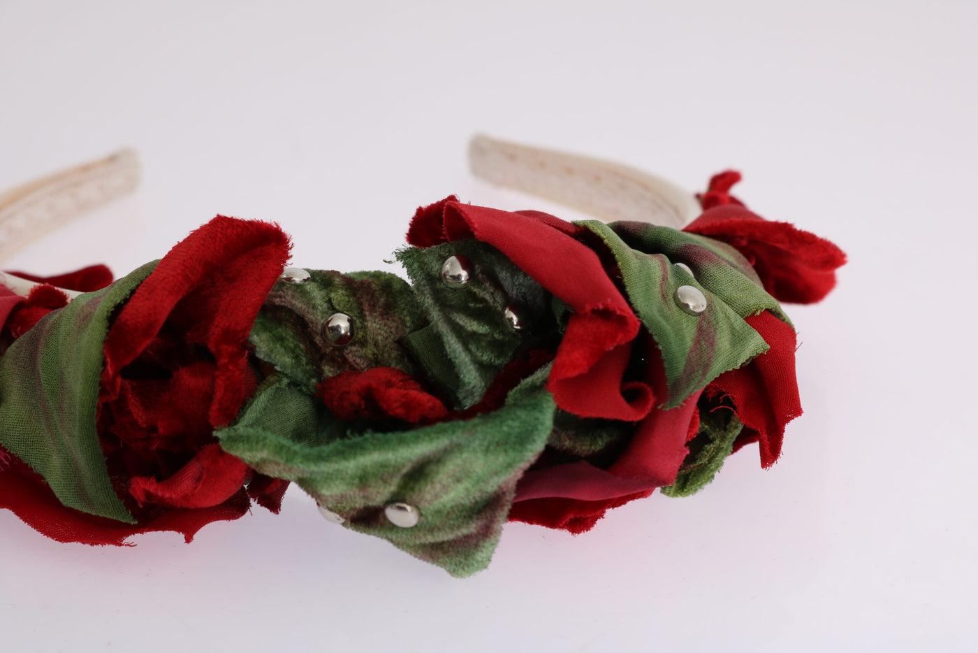 Dolce & Gabbana Multicolor Floral Roses Beaded Tiara Diadem