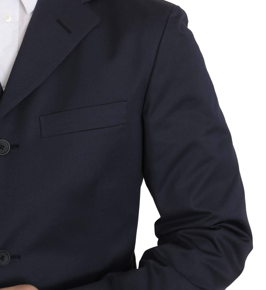 Romeo Gigli Two Piece 3 Button Cotton  Solid Suit #men, Blue, Catch, feed-agegroup-adult, feed-color-blue, feed-gender-male, feed-size-IT50 | L, Gender_Men, IT50 | L, Kogan, Men - New Arrivals, Romeo Gigli, Suits - Men - Clothing at SEYMAYKA