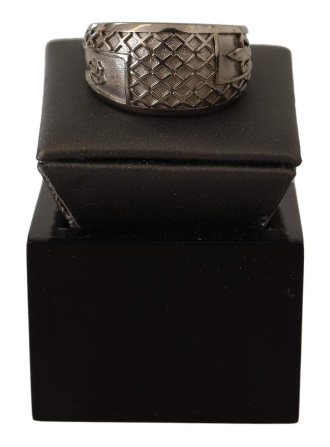 Nialaya Rhodium 925 Sterling Silver  Ring #men, EU66 | US12, feed-1, Nialaya, Rings - Men - Jewelry, Silver at SEYMAYKA