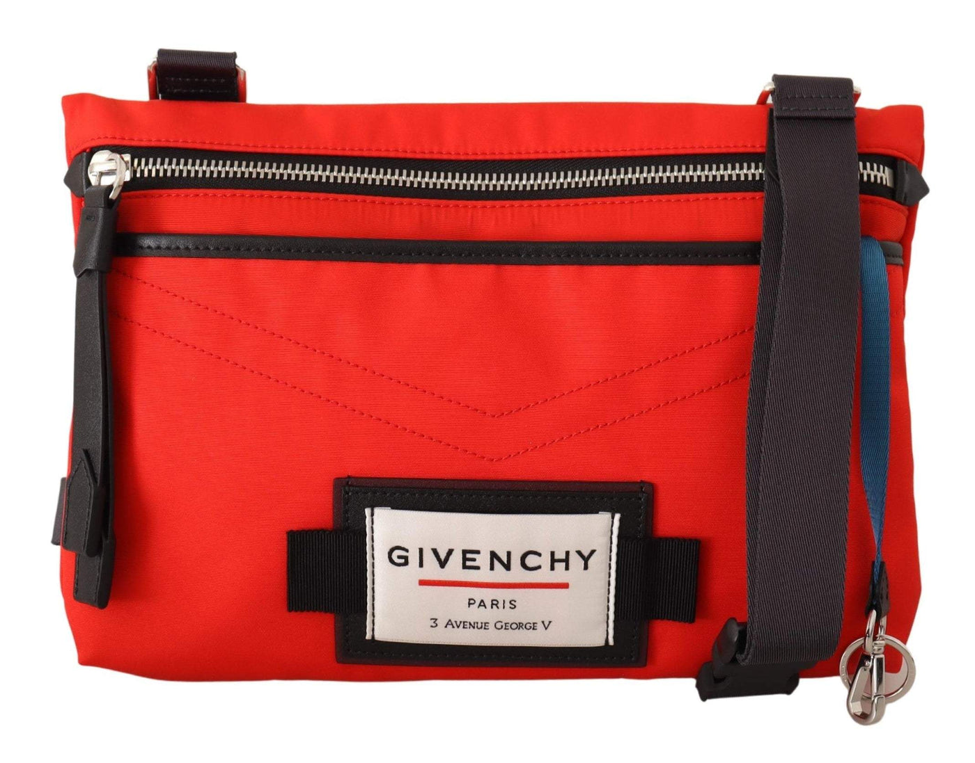 Givenchy Red Polyamide Downtown Flat Crossbody Bag #men, feed-agegroup-adult, feed-color-Red, feed-gender-male, Givenchy, Men - New Arrivals, Messenger Bags - Men - Bags, Red, Shoulder Bags - Men - Bags at SEYMAYKA