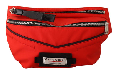 Givenchy Red Polyamide Downtown Large Bum Belt Bag #men, feed-agegroup-adult, feed-color-Red, feed-gender-male, Givenchy, Luggage and Travel - Men - Bags, Men - New Arrivals, Messenger Bags - Men - Bags, Red at SEYMAYKA