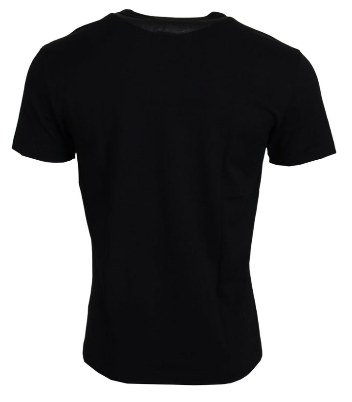 Dolce & Gabbana Black Sneak Peek Cotton Short Sleeve T-shirt