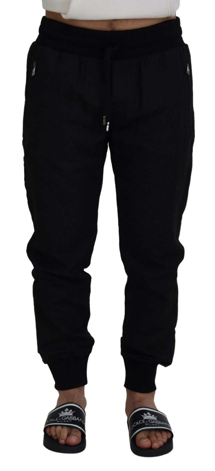 Dolce & Gabbana Black  Casual Jogger Pants
