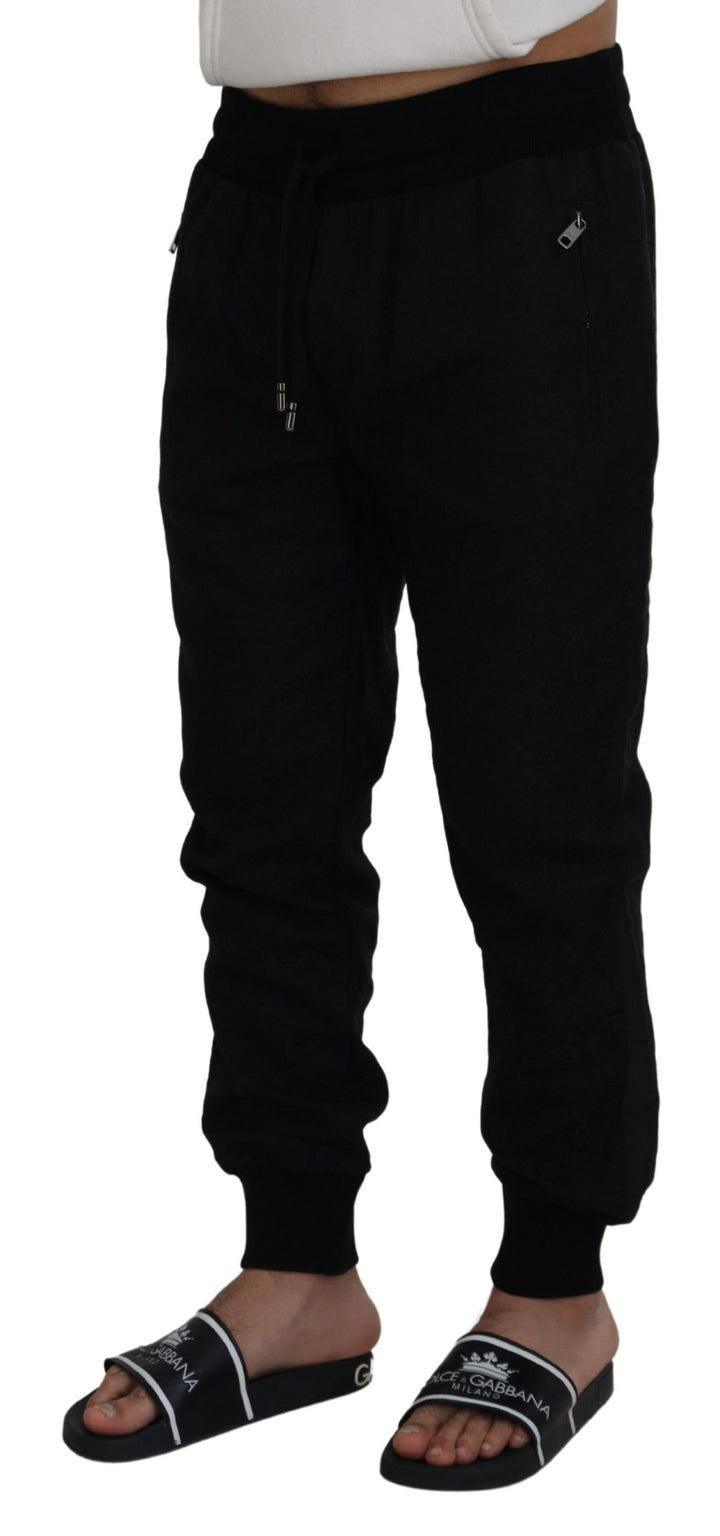 Dolce & Gabbana Black  Casual Jogger Pants