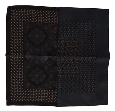 Dolce & Gabbana Multicolor Patterned Silk Pocket Square Handkerchief #men, Dolce & Gabbana, feed-agegroup-adult, feed-color-Multicolor, feed-gender-male, Multicolor, Scarves - Men - Accessories at SEYMAYKA