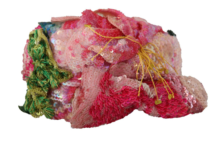 Dolce & Gabbana Multicolor Sequined Lurex Black Hair Headband Dolce & Gabbana, feed-1, Headbands - Women - Accessories, Multicolor at SEYMAYKA