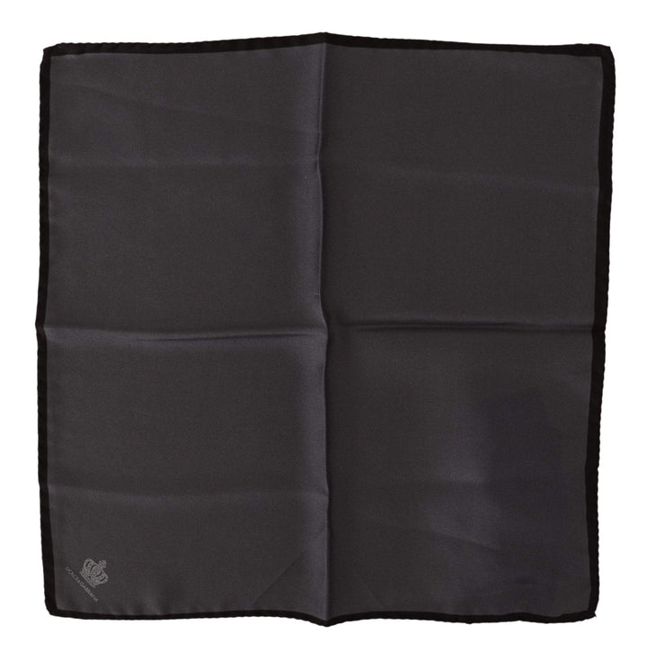 Dolce & Gabbana Gray 100% Silk Square Handkerchief Gray 100% Silk Square Handkerchief #men, Dolce & Gabbana, feed-agegroup-adult, feed-color-Gray, feed-gender-male, Gray, Handkerchief - Men - Accessories at SEYMAYKA