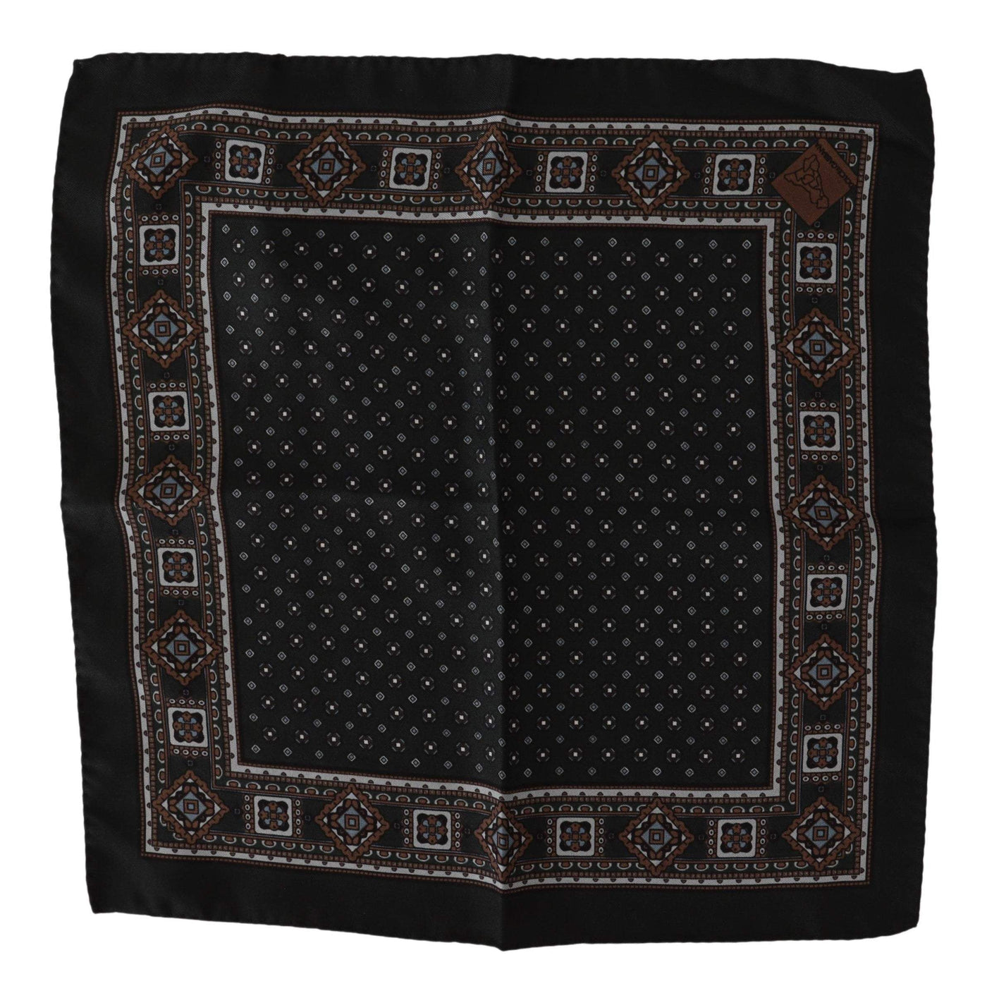 Dolce & Gabbana Black Silk Men Pocket Square Handkerchief Scarf #men, Black, Dolce & Gabbana, feed-agegroup-adult, feed-color-Black, feed-gender-male, Handkerchief - Men - Accessories at SEYMAYKA