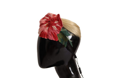 Dolce & Gabbana Black Silk White Hair Parrucchiera Diadem Headband Dolce & Gabbana, feed-1, Headbands - Women - Accessories, Multicolor at SEYMAYKA