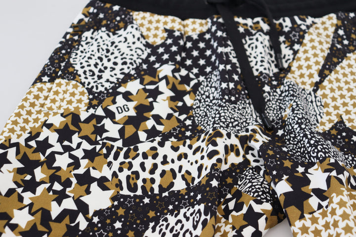 Dolce & Gabbana Multicolor Cotton Bermuda Shorts