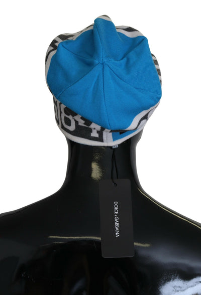 Dolce & Gabbana Multicolor Printed Women Winter Beanie Cap Hat