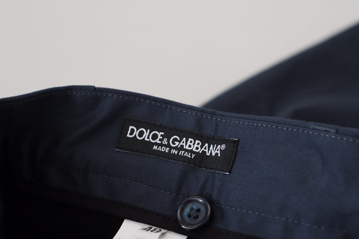 Dolce & Gabbana Blue Bermuda Low Waist  Shorts