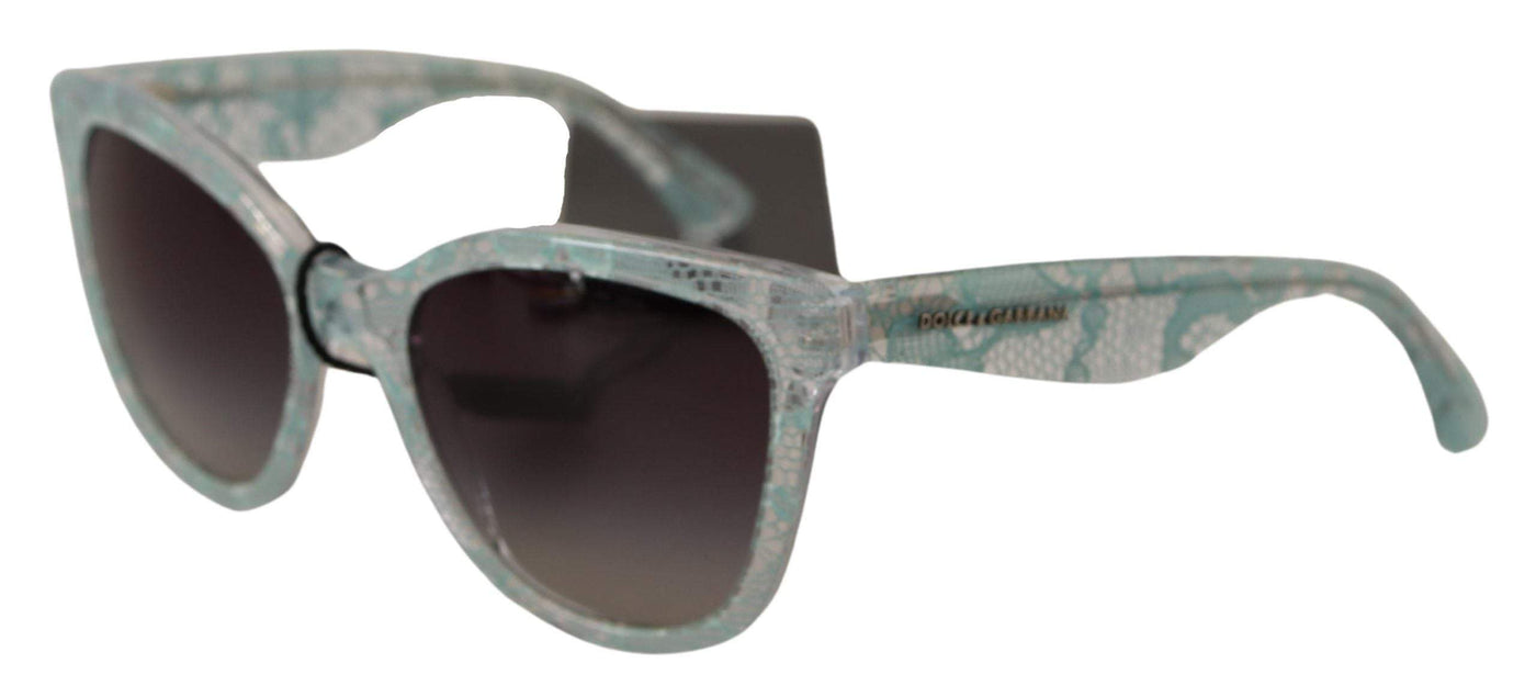 Dolce & Gabbana Blue Lace Crystal Acetate Butterfly DG4190 Sunglasses Blue, Dolce & Gabbana, feed-agegroup-adult, feed-color-Blue, feed-gender-female, Sunglasses for Women - Sunglasses at SEYMAYKA
