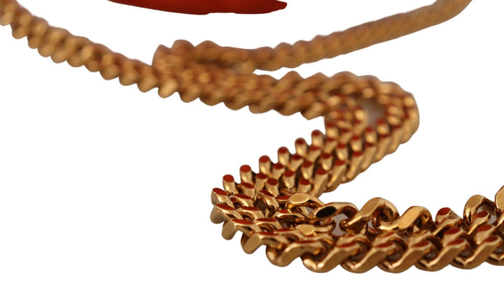 Versace Red Nappa Leather Medusa Round Crossbody Bag Crossbody Bags - Women - Bags, feed-1, Red, Shoulder Bags - Women - Bags, Versace, Women - New Arrivals at SEYMAYKA